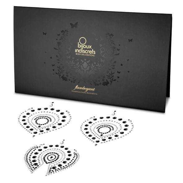 BIJOUX - INDISCRETS FLAMBOYANT PRETO  PRATA